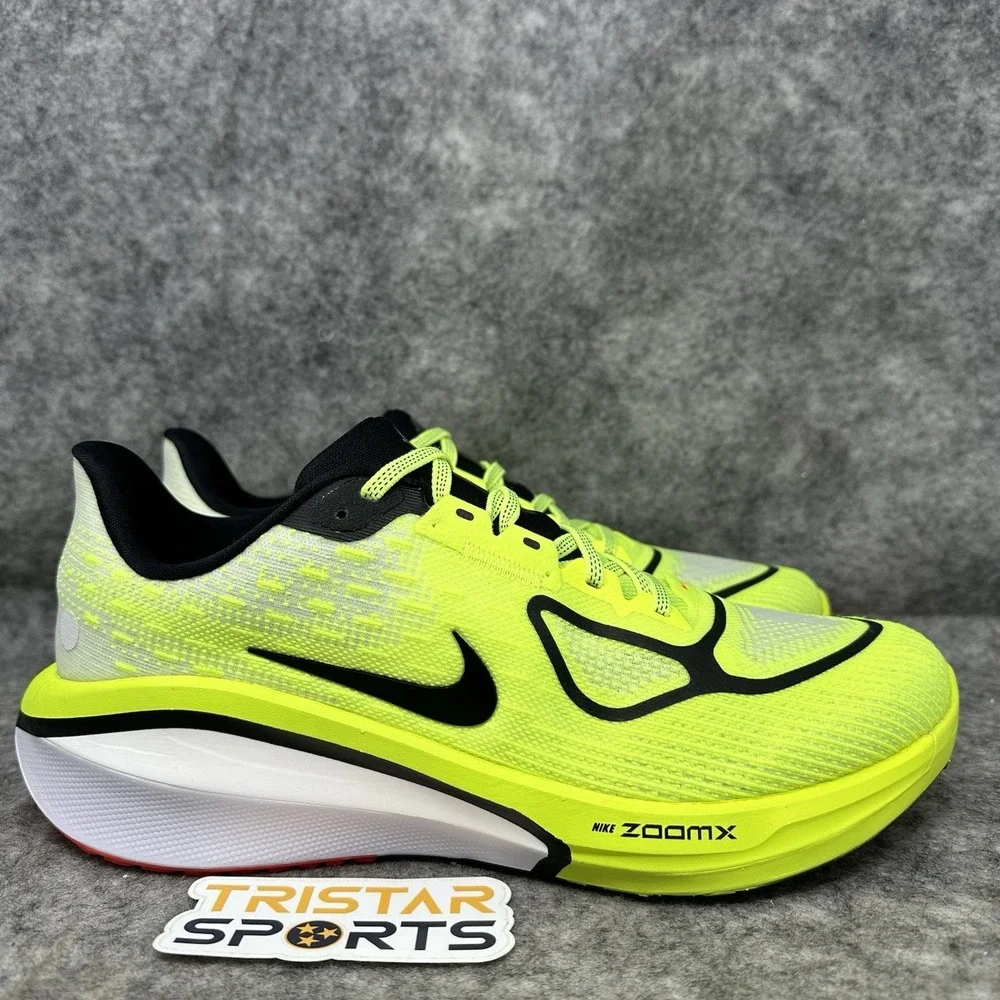 Nike Air ZoomX Vomero 17 Running Shoes Mens Size 8 Volt White Black FZ8587-700